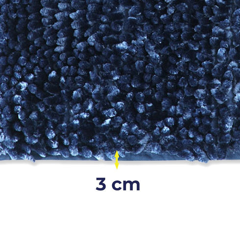 Glaze Denim Bathmat (Pack of 2)